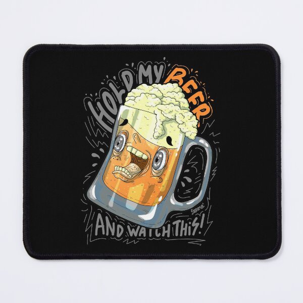 Item preview, Hold my beer and watch this funny beer lover vector graphic designed and sold by SPIRIMAL.