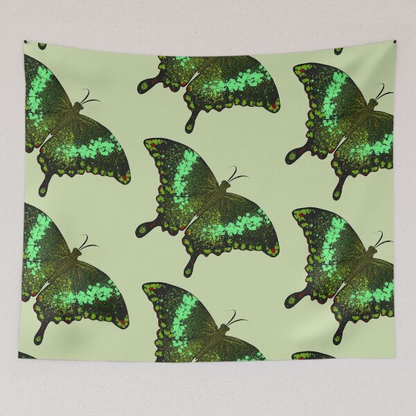 Item preview, Green Paintsplatter Buttterfly designed and sold by Zovanah.