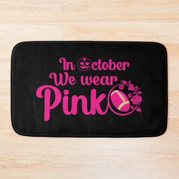Item preview, In October We Wear Pink football  designed and sold by plussorn.