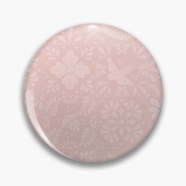 Item preview, Mexican Pale Pink Talavera Tile Pattern by Akbaly designed and sold by Akbaly.