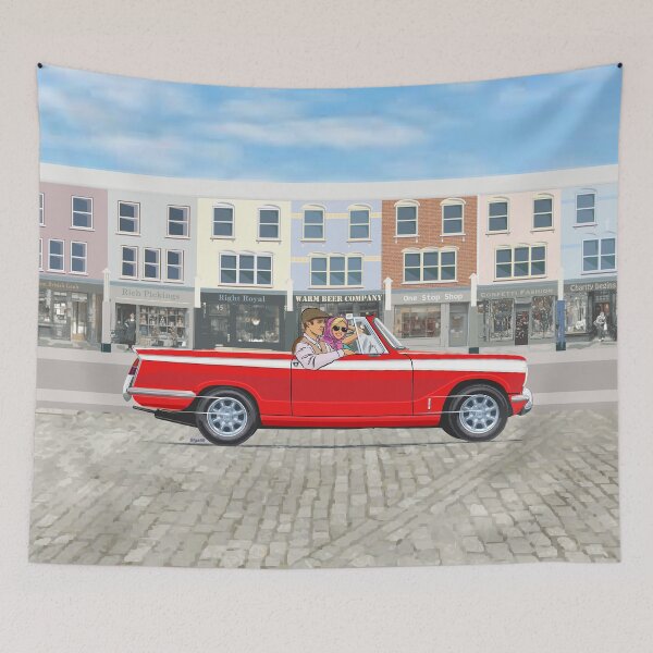 Item preview, Signal Red Vitesse convertible with MiniLite wheels designed and sold by Bigs66.