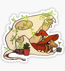Crested Gecko - Nerd Sticker