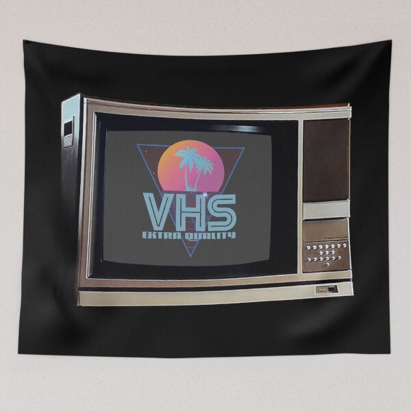 Artikelvorschau, TV SET / VHS #2 (palms & grid) (GLITCHED) entworfen und verkauft von RICK-TURNER.