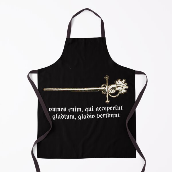 Item preview, Omnes enim, qui acceperint gladium, gladio peribunt (Latin)- HEMA fencing Matthew 26, 26:52 Bible Verse  designed and sold by MemesOfHistory.