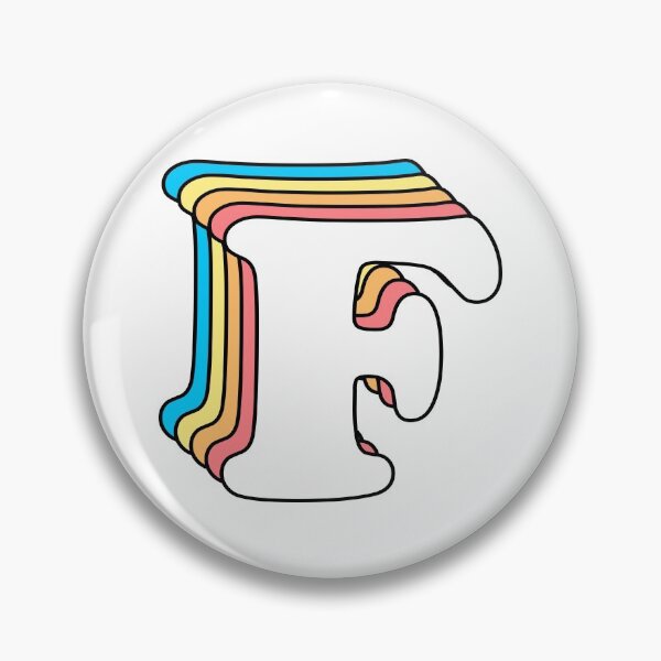 Item preview, Letter F designed and sold by OkihanaShop.