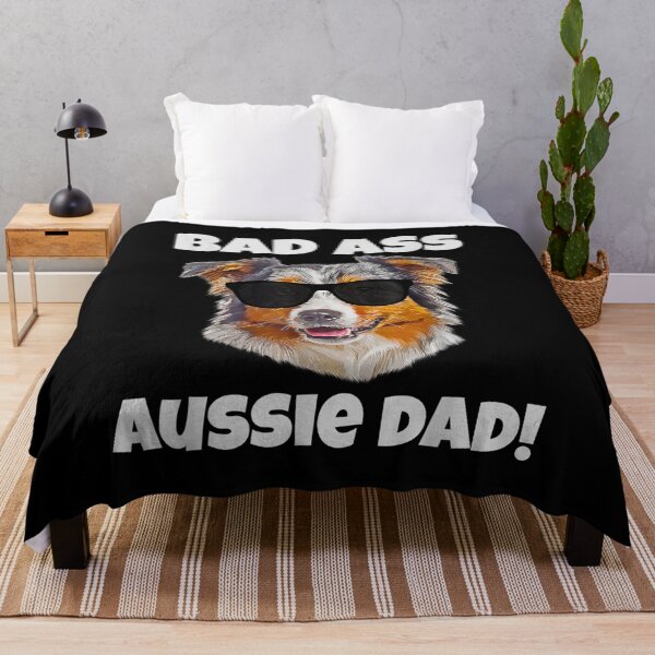 Item preview, Australian Shepherd Dad Blue Red Merle Aussie Lover designed and sold by lindafrances.