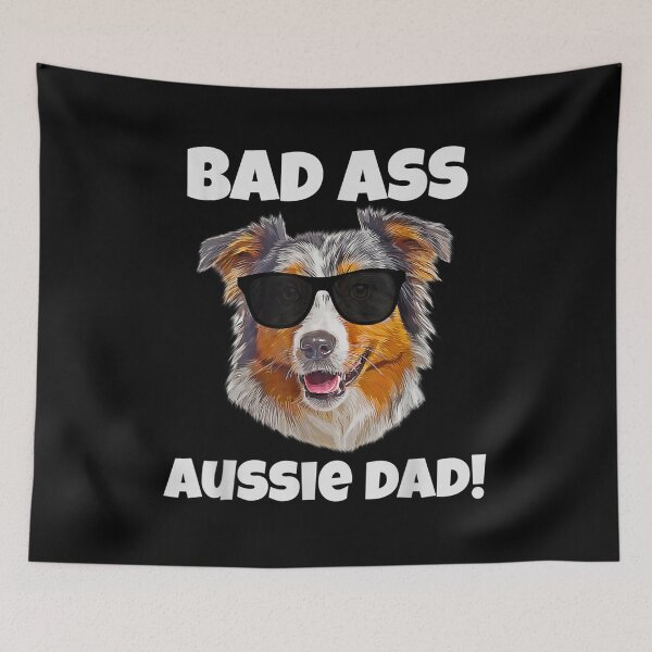 Item preview,  Australian Shepherd Dad Blue Red Merle Aussie Lover designed and sold by lindafrances.