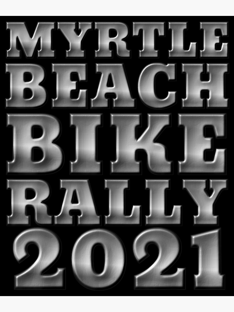 " Myrtle Beach Bike Rally Official Apparel" Poster for Sale by