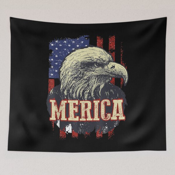 Aperçu de l'œuvre Eagle Mullet 4 Juillet Usa Drapeau Américain Merica créée et vendue par lindafrances.