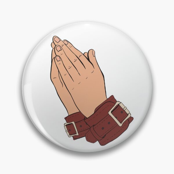 Item preview, Cuffed Prayer Hands, White designed and sold by ToddneyArt.