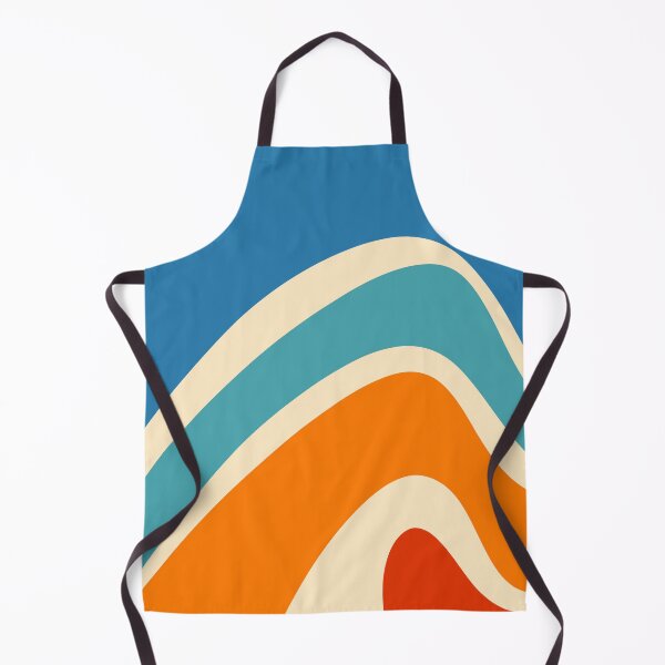 Item preview, Retro Inspired Abstract Waves designed and sold by bubblyshades.