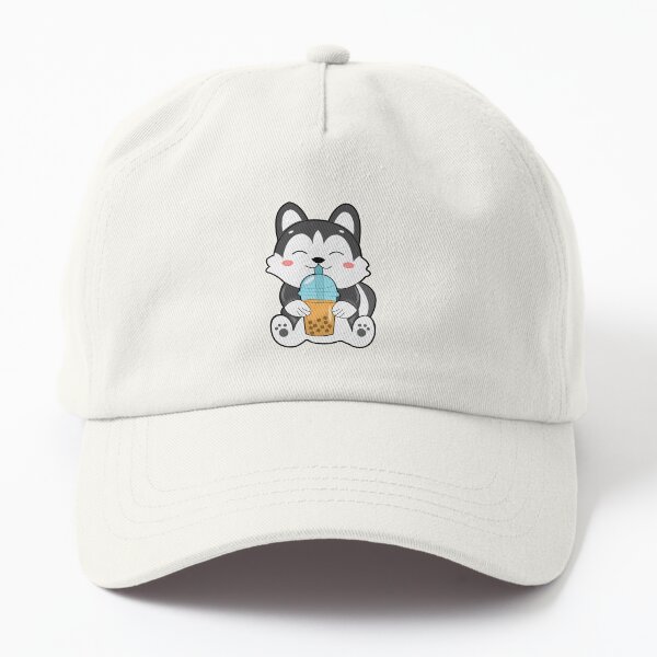 Artikel-Vorschau von Netter Siberian Husky Chibi Kawaii Style mit Boba Sticker, designt und verkauft von 18tokwa.