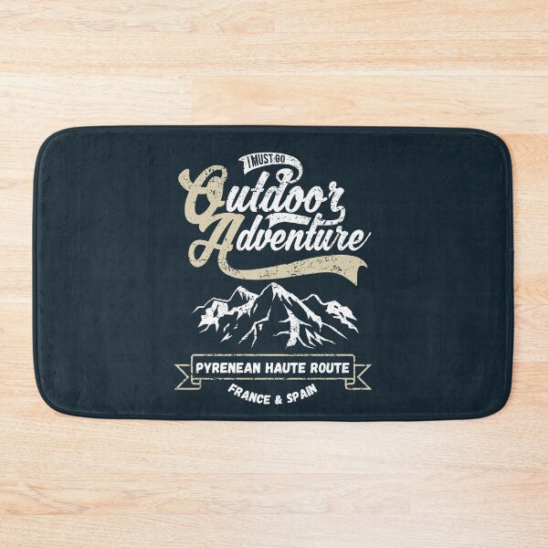 Item preview, Pyrenean Haute Route or Pyrenees High Route in Spain and France, Europe - Vintage Mountain Outdoor Adventure Logo designed and sold by Vintage-TM.