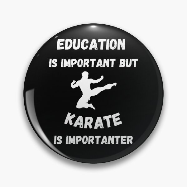 Artikelvorschau, Bildung ist wichtig, aber Karate ist in Schwarz wichtiger entworfen und verkauft von LuckyKermit.