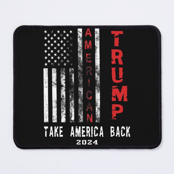 Item preview, Retro Vintage Trump Take America Back 2024 Patriotic Flage designed and sold by Yu-u-Ta.