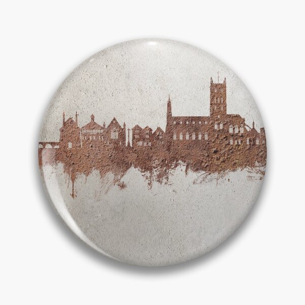 Aperçu de l'œuvre Tewkesbury England Skyline créée et vendue par ArtPrints.