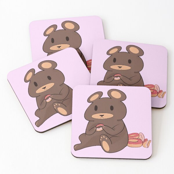 Item preview, Grizzly Bear Sweet Dougnut designed and sold by CoffeePandaArt.