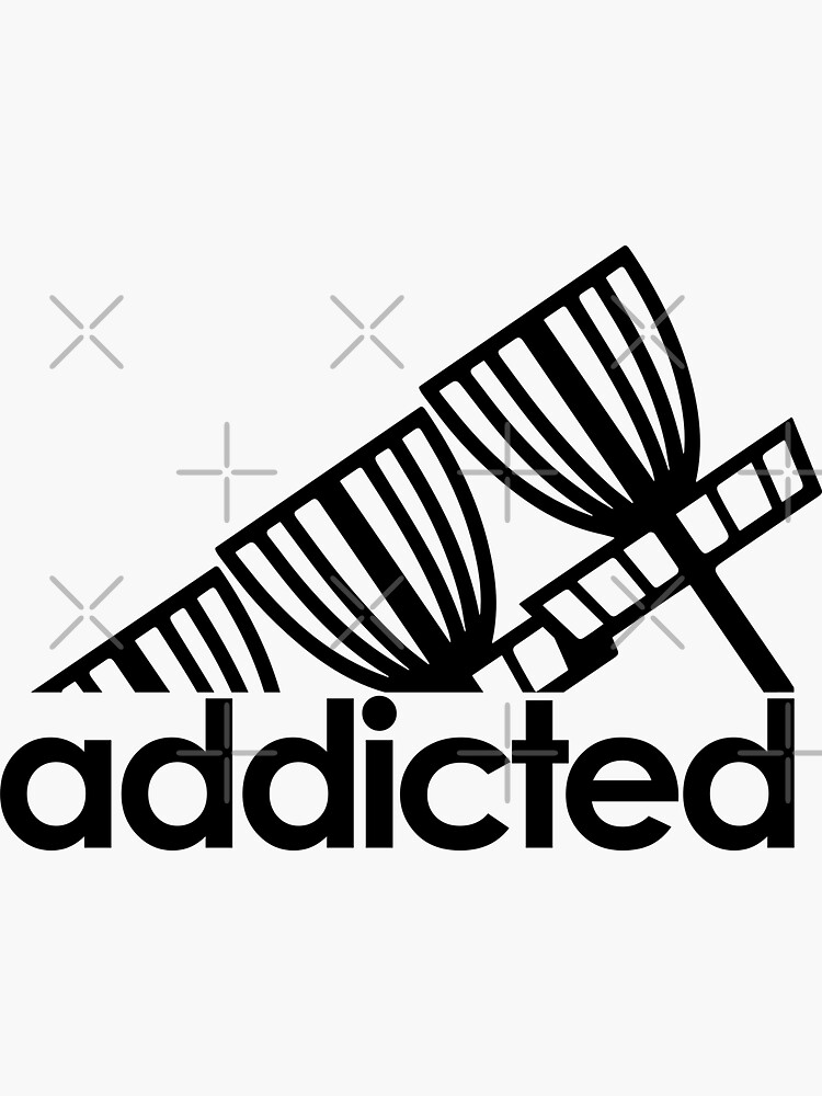 "Addicted Baskets Funny Disc Golf" Sticker for Sale by DiscGolfArts