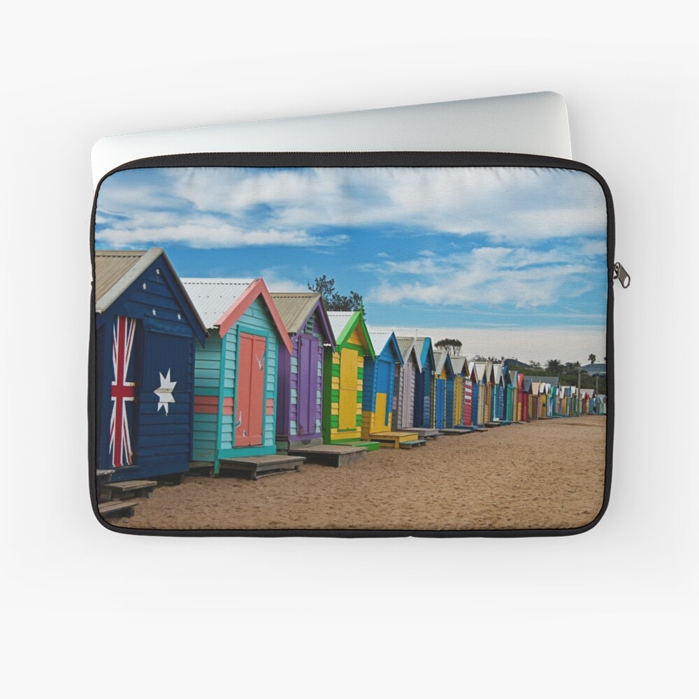 BRIGHTon Beach Boxes - Melbourne Laptop Sleeve