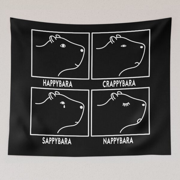 Item preview, Capybara - All the Moods designed and sold by theblueofmyeye.