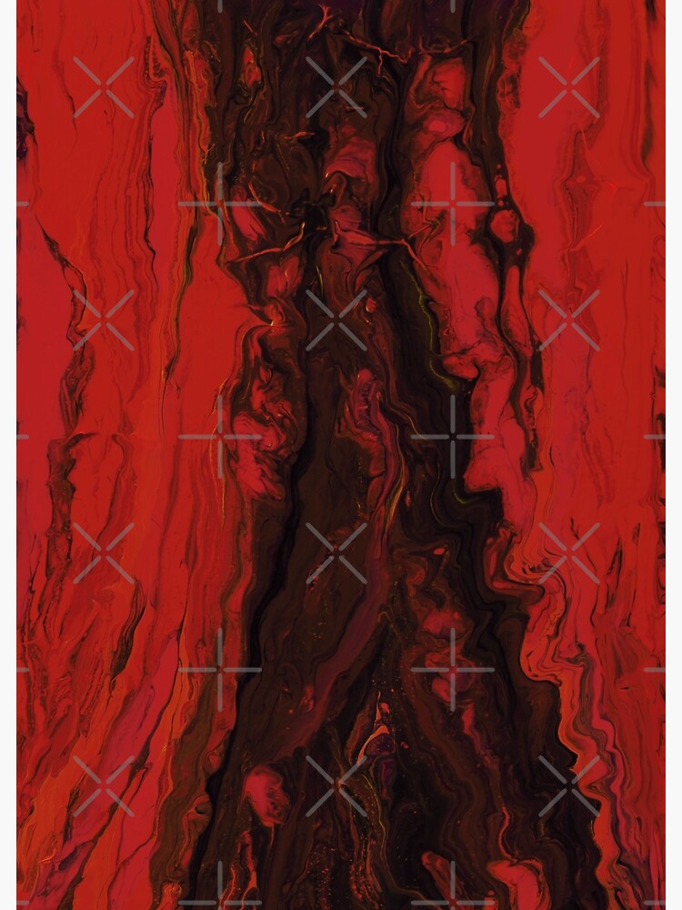 "crackthrough acrylic painting" Poster for Sale by BayAlpha Redbubble