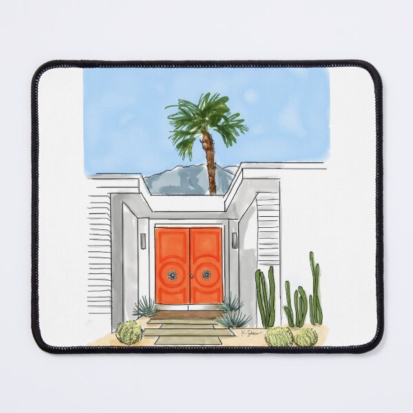 Item preview, Orange Palm Springs Door designed and sold by kschowe.