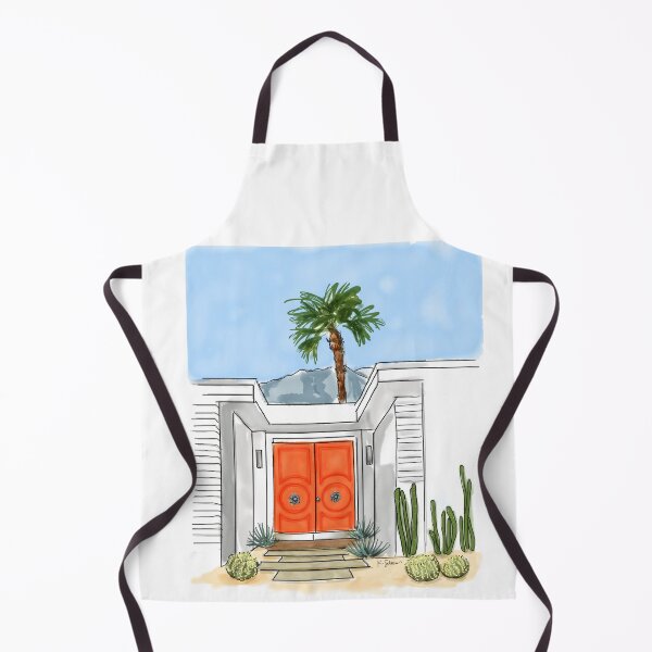 Item preview, Orange Palm Springs Door designed and sold by kschowe.