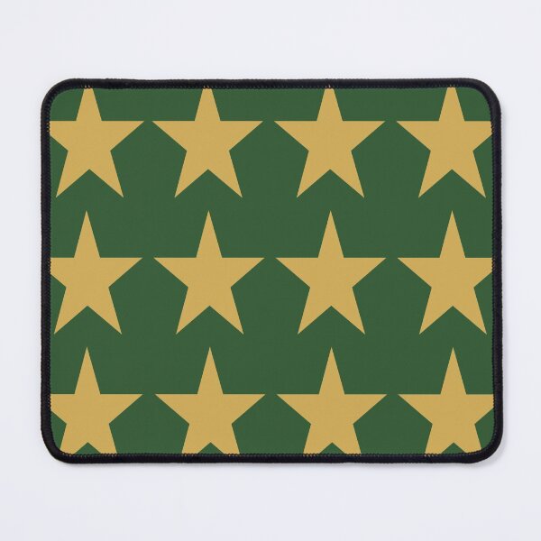 Item preview, Large GOLD STARS on PINE GREEN designed and sold by RachelMacht.