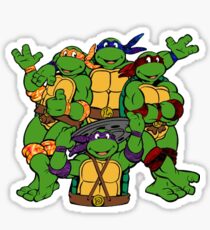 Teenage Tripping Turtles Sticker