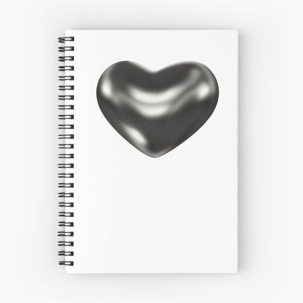 Item preview, Chrome heart, gray heart, 3D designed and sold by Smileycreation.