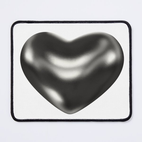 Item preview, Chrome heart, gray heart, 3D designed and sold by Smileycreation.
