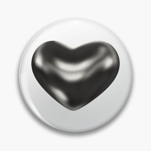 Item preview, Chrome heart, gray heart, 3D designed and sold by Smileycreation.