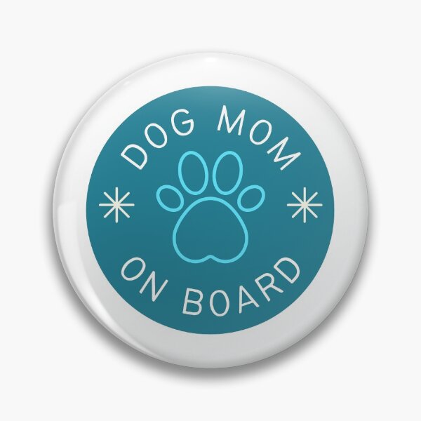 Item preview, Dog Mom On Board - Sticker designed and sold by soniabm23.
