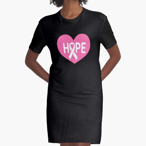 Breast cancer awareness month Breast cancer awareness gifts pink October Graphic T-Shirt Dress