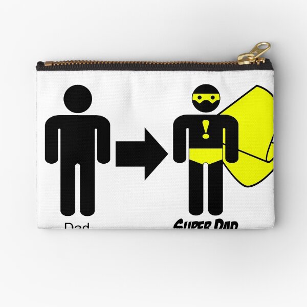 Super Father's Day Card Zipper Pouch