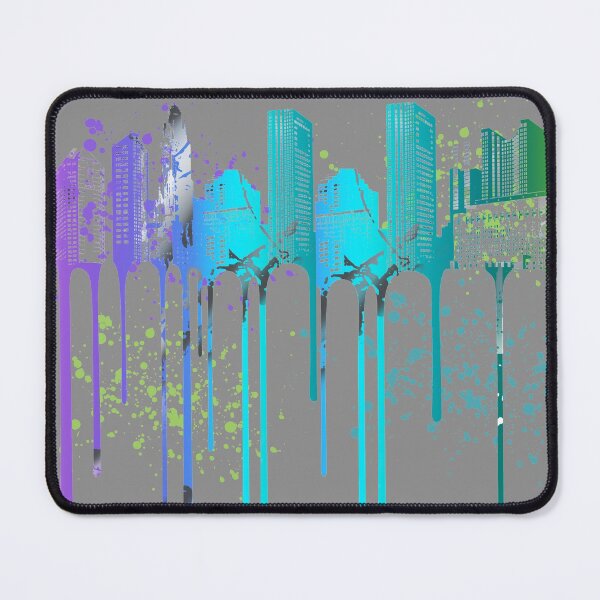 Item preview, City Landscape Colorful Paint Drip designed and sold by LifeProApperal.