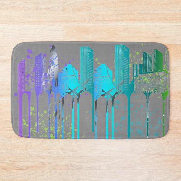 Item preview, City Landscape Colorful Paint Drip designed and sold by LifeProApperal.