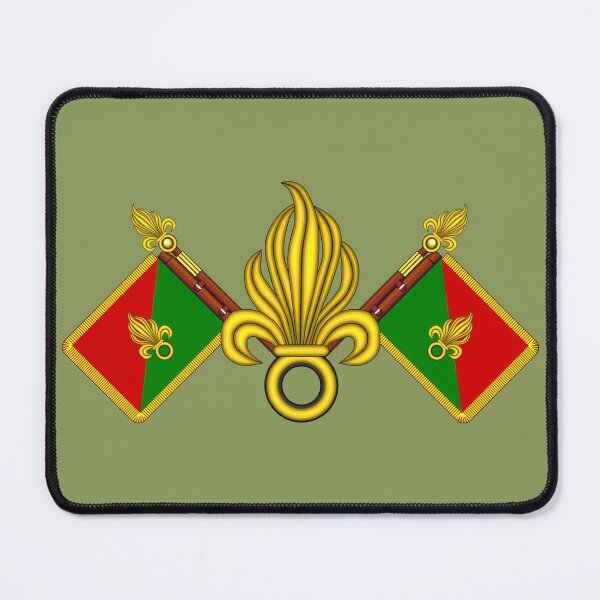 Item preview, French Foreign Legion - Fanion et grenades designed and sold by wordwidesymbols.