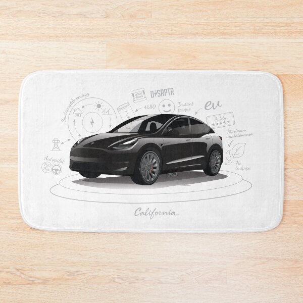 Item preview, Tesla Model Y Original Fan Art serial number: TMY001BLAW designed and sold by valrusc.