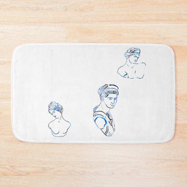 Item preview, Three Greek Busts in Blue designed and sold by MqBelle.