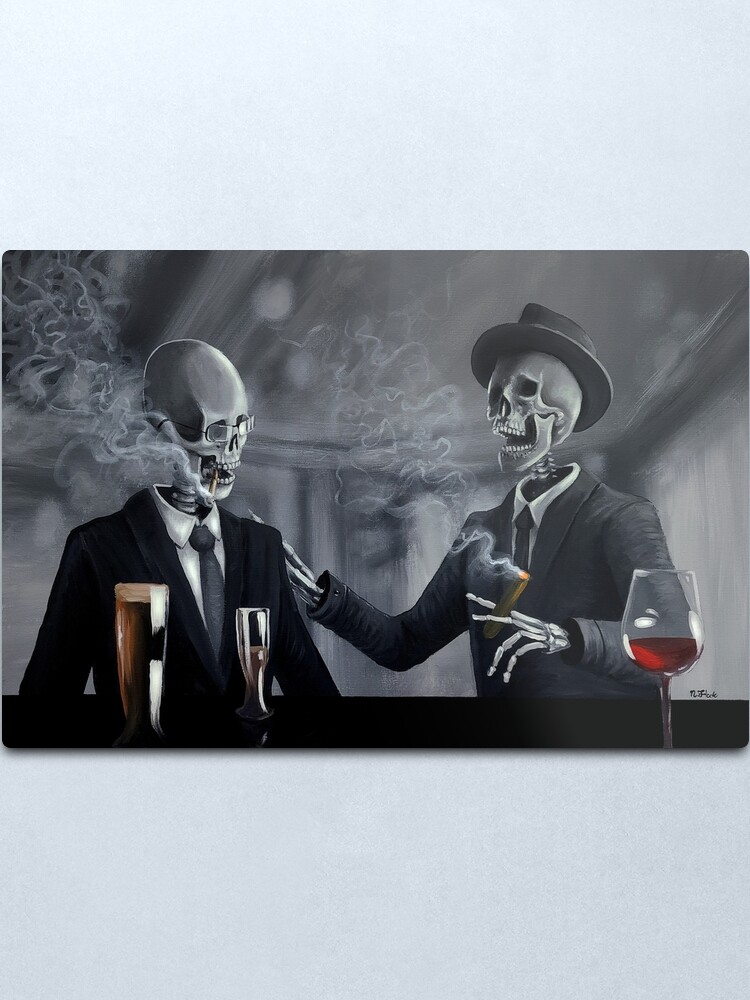 Alternate view of Last Call Metal Print