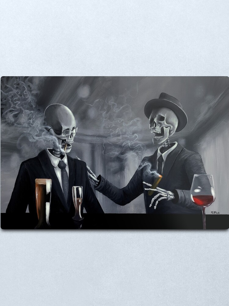 Alternate view of Last Call Metal Print
