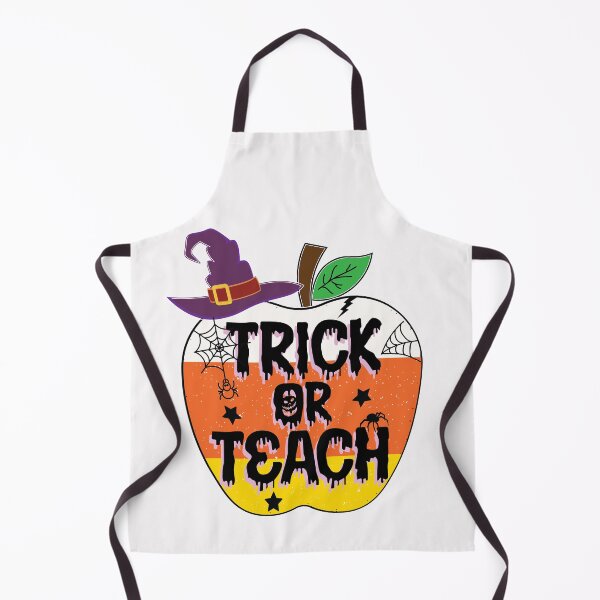 Item preview, Trick or Teach Apple Funny Teacher Halloween Costume designed and sold by clothesy7.