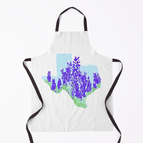Artikelvorschau, Texas-förmige Bluebonnets entworfen und verkauft von DriftwoodDesign.