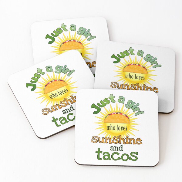 Item preview, Just a girl who loves sunshine and tacos | sunshine and tacos lover designed and sold by NathBros.