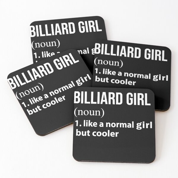 Item preview, Billiard Girl like a normal Girl but cooler designed and sold by loves789.