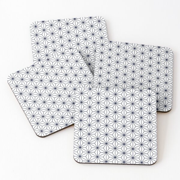 Item preview, Seamless japanese wagara star pattern designed and sold by urban-color.