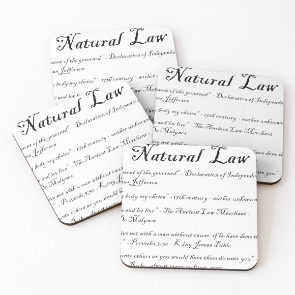 Item preview, Ancient Natural Law quotes (light) designed and sold by AmericanExtremist.