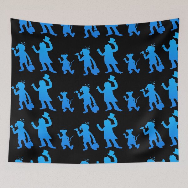 Item preview, Hitchhiking Ghosts - Blue silhouette designed and sold by RackhamGreg.