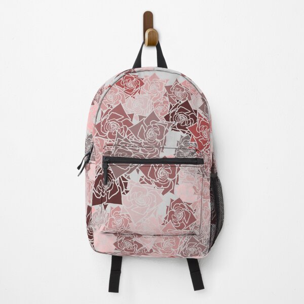 Item preview, Lined flowers- red pink gradient designed and sold by wiwiart.
